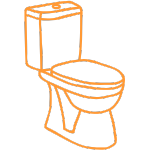 Toilette surelevée